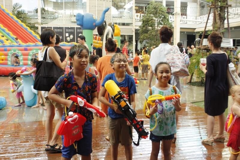 Where to celebrate Songkran with Kids in Bangkok