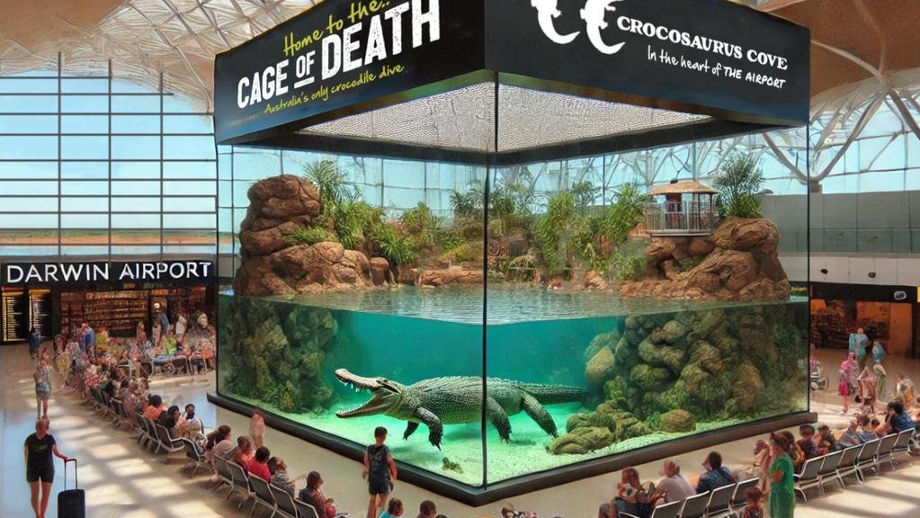 Big airport upgrade as diving with saltwater crocodiles comes to Oz
